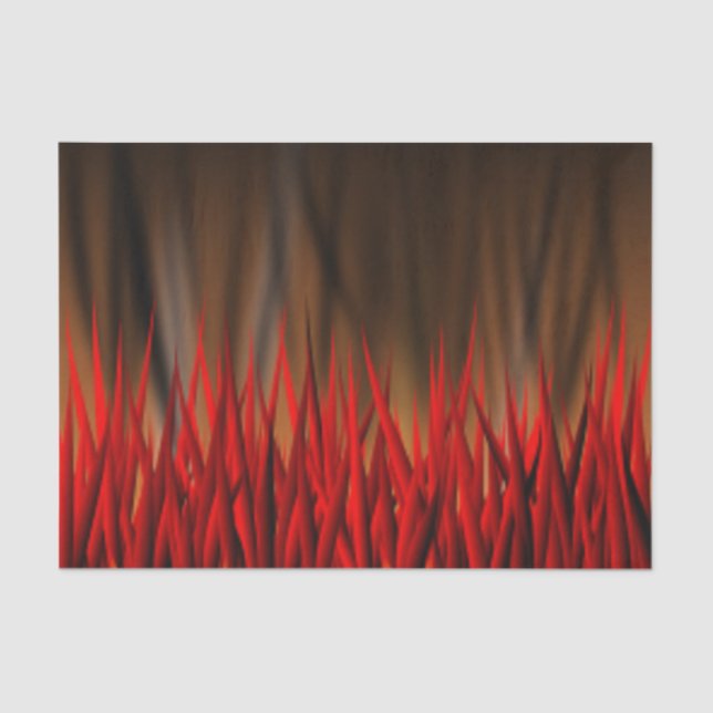 PAPIER MOUSSELINE FLAMMES D'INCENDIE (Recto)