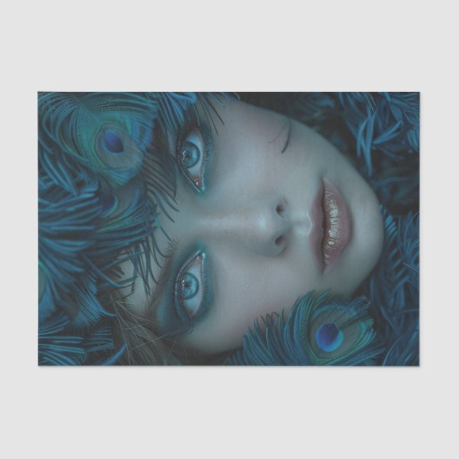 Papier Mousseline Flapper Girl8 des années 1920 (Recto)