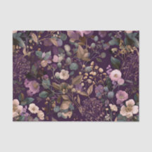 Fleur botanique violette rustique vintage bohème g