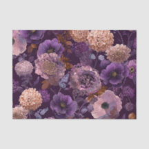 Fleur botanique violette rustique vintage bohème g