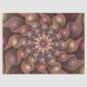 Papier Mousseline Fleur brillante surréaliste Art Abstrait fractal m