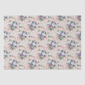 Papier Mousseline Fleur d'Apple (blanc d'albescent)