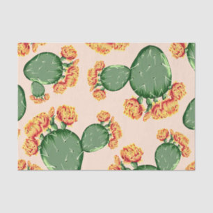 Papier Mousseline Fleur de cactus et de cactus à la mode de l'épicer
