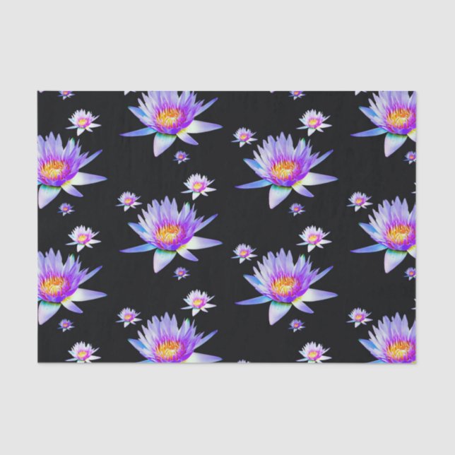 Papier Mousseline Fleur de Lotus (Recto)