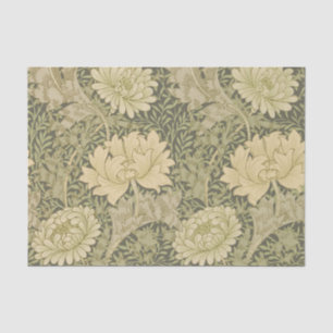 Papier Mousseline Fleur de Sauge Chrysanthème de William Morris