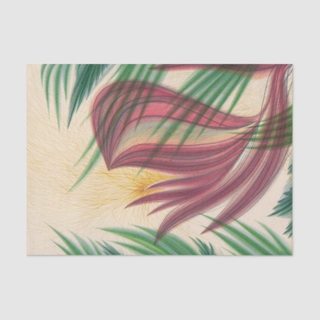 Papier Mousseline Fleur de William Harman Butler par Houghton (Recto)