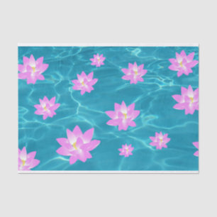 Papier Mousseline Fleur Lotus