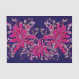 Papier Mousseline Fleur poinsettia de Noël