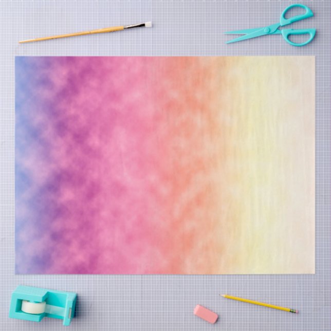 Papier Mousseline Fleur Radieuse (Artisanat)