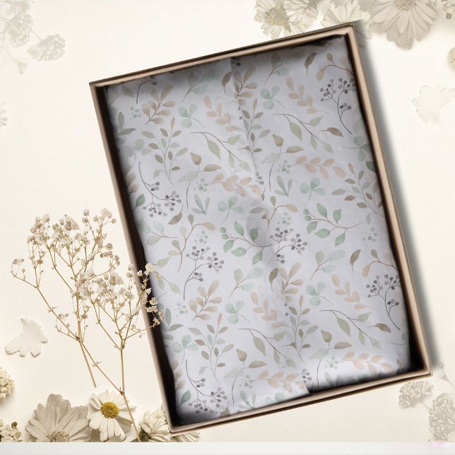 Papier Mousseline Fleur sauvage Boho  (Créateur téléchargé)
