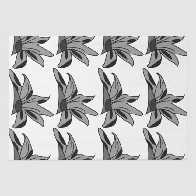 Papier Mousseline Fleur sauvage Fleur Floral (Recto)