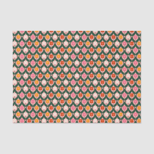 Papier Mousseline Fleurs (Recto)