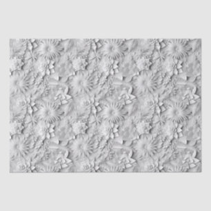 Papier Mousseline Fleurs "3D" pour mariage, fête des mères, Saint-Va