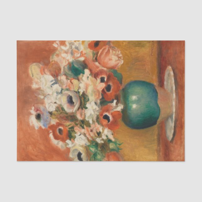 Papier Mousseline Fleurs d'August Renoir, Art (Recto)