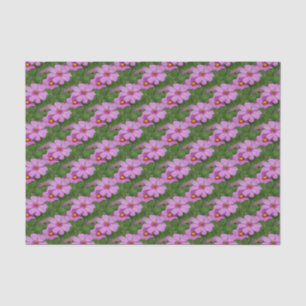 Papier Mousseline Fleurs de Cosmos rose Motif de la nature Découpage