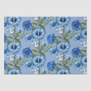 Papier Mousseline Fleurs de la gloire du matin Vin floral
