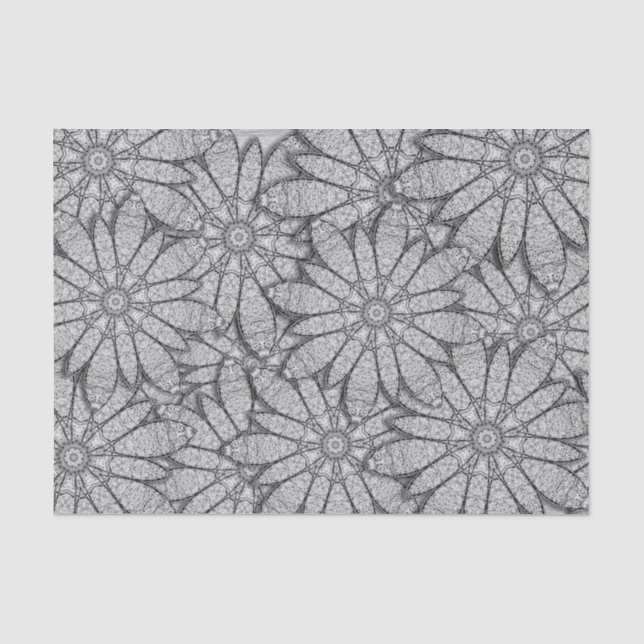 Papier Mousseline Fleurs de pierre (Recto)