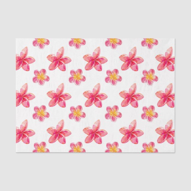 Papier Mousseline Fleurs (Design 39 Red Series) (Recto)