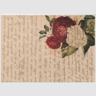 Papier Mousseline Fleurs et Ephemera Design Series #12