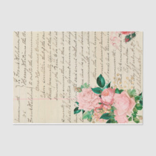 Papier Mousseline Fleurs et Ephemera Design Series #6