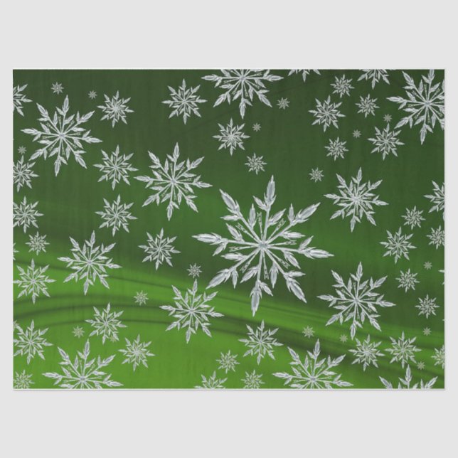 Papier Mousseline Flocon de neige (Recto)