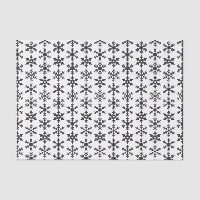 Papier Mousseline Flocons de neige  (Recto)