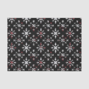 Papier Mousseline Flocons de neige de Noël gothiques effrayants