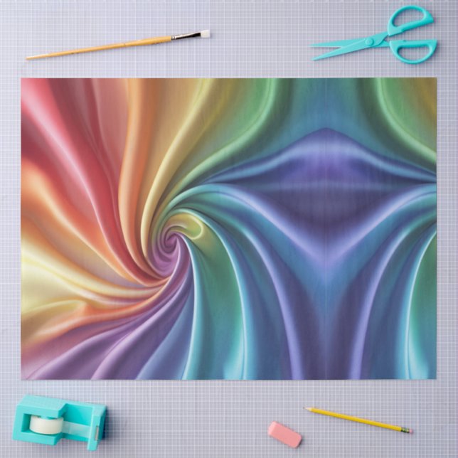 Papier Mousseline Floraison Chromaspirale (Artisanat)