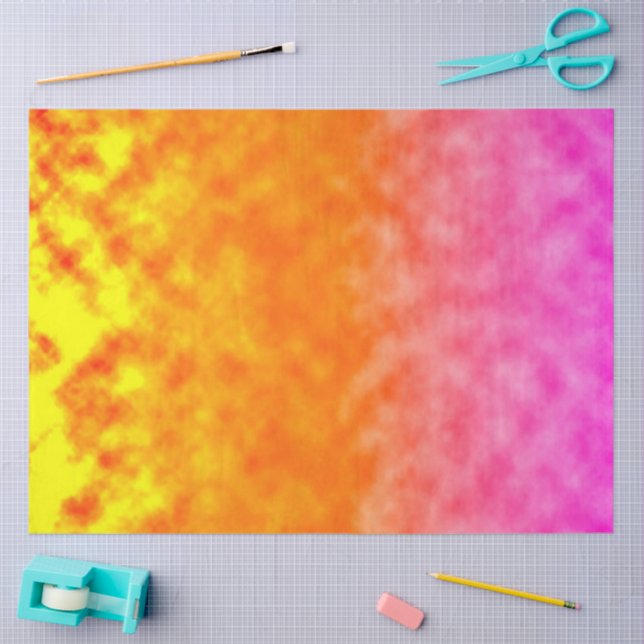 Papier Mousseline Floraison Solaire (Artisanat)
