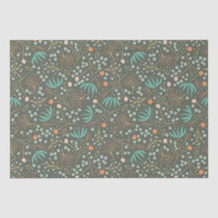 Papier Mousseline Floral de Christmas