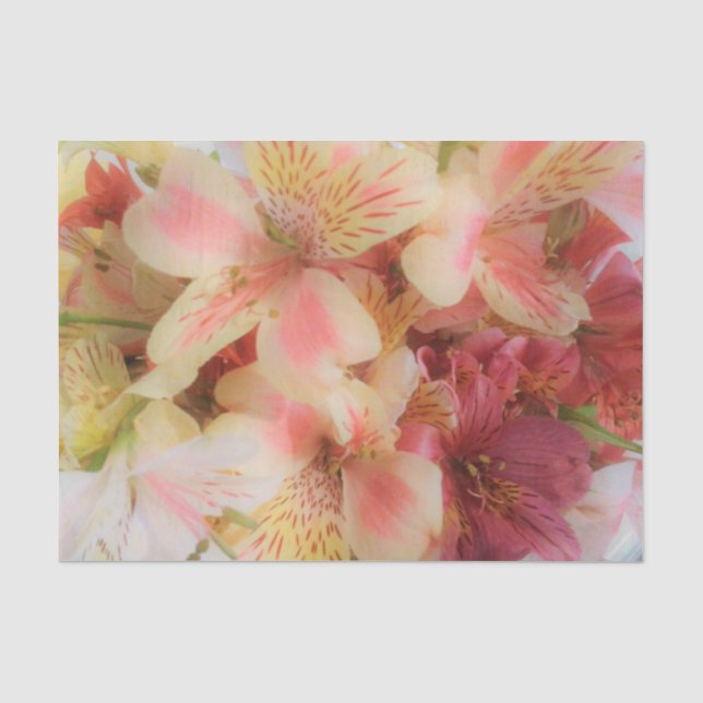 Papier Mousseline Floral doux (Recto)