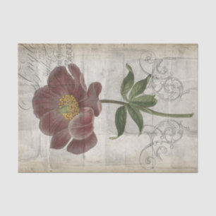 Papier Mousseline Floral français I
