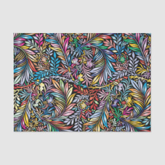 Papier Mousseline Floral moderne