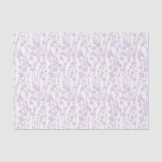 Papier Mousseline Floral Vines (Ivory - Lavender)