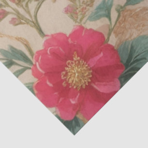 Papier Mousseline Flore complexe