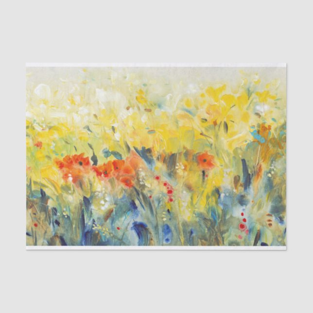 Papier Mousseline Flore Sway II (Recto)