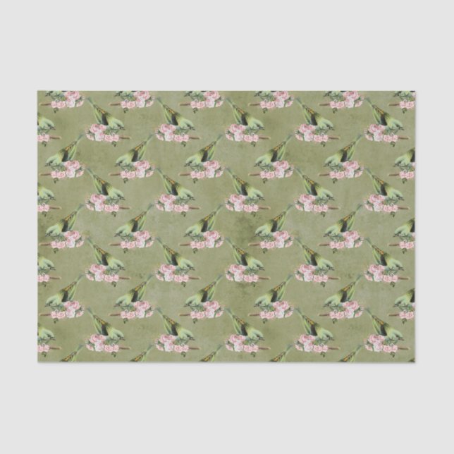 Papier Mousseline Flore vintage de Parakeet (Recto)