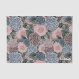 Papier Mousseline Florist Shop Muet Peony Tissu Design