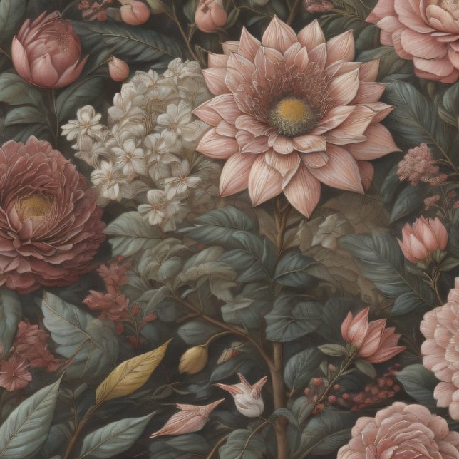 Papier Mousseline Flowers & postcard v7 vintage tissue paper  (Créateur téléchargé)