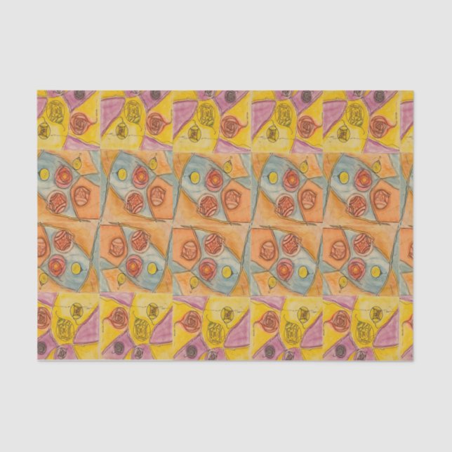 Papier Mousseline Flush colors (Recto)