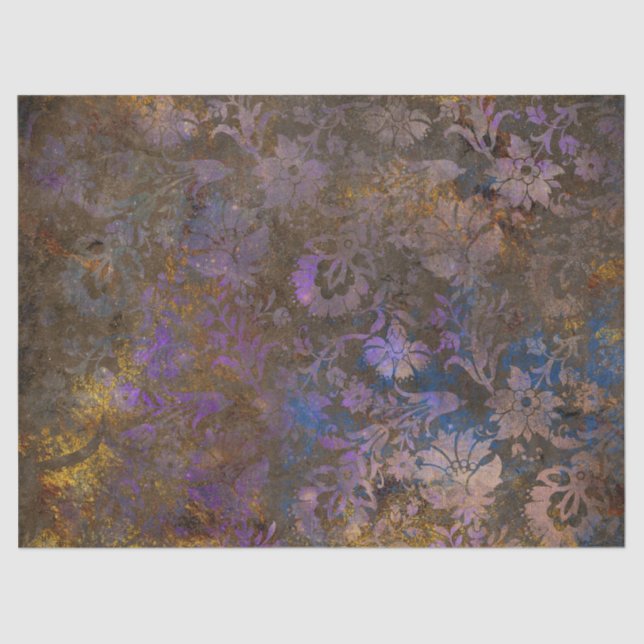 Papier Mousseline Flux de travail de défilement violet sur la page D (Recto)