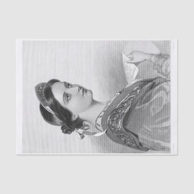 Papier Mousseline Foire à la dame (Recto)