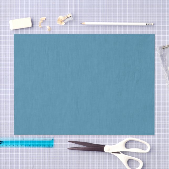 Papier Mousseline Fond texturé en lin bleu calme et simple (Artisanat)