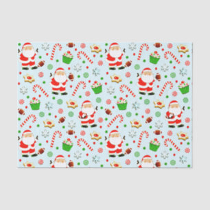 Papier Mousseline Football Noël Cadeau papier Tissu