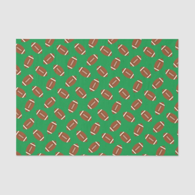 Papier Mousseline Football Sports fête d'anniversaire (Recto)