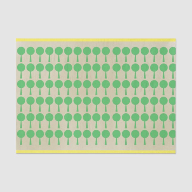 Papier Mousseline Forêt de jour des terres (Recto)