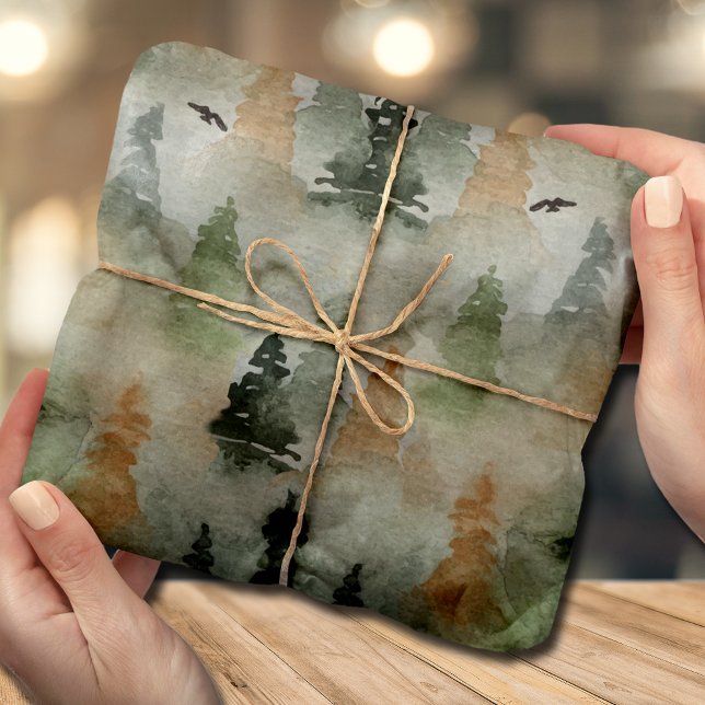 Papier Mousseline Forêt de Misty (Créateur téléchargé)