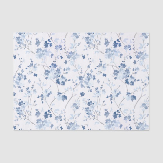 Papier Mousseline forget me not tissue paper (Recto)