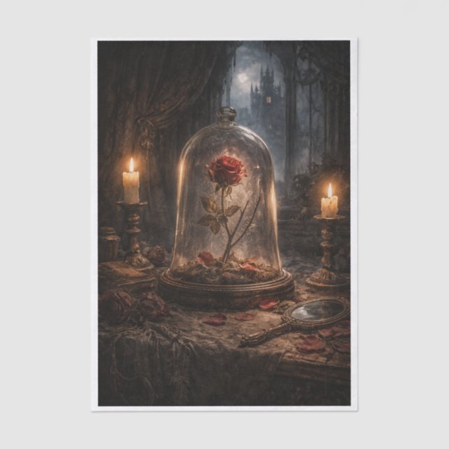 Papier Mousseline Forgotten Flower  (Recto)