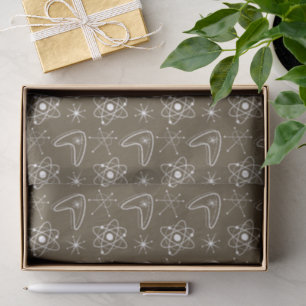 Papier Mousseline Formes atomiques MidCentury Moderne MCM T de Noël